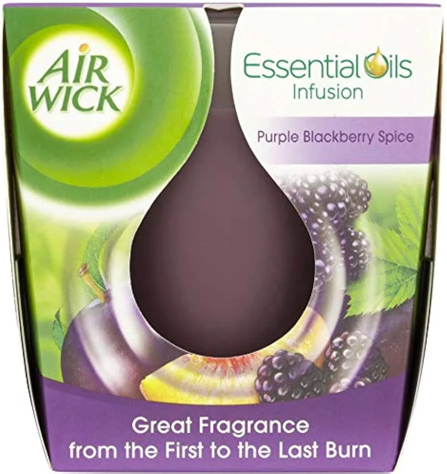 Air-Wick Purple Blackberry Candle 105g