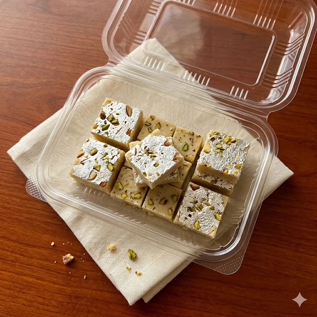 Anjana Bhog Fresh Pista Barfi 250g - Image 2