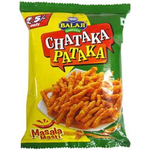 Balaji Chataka Pataka Masala Masti Crisps 20x65g