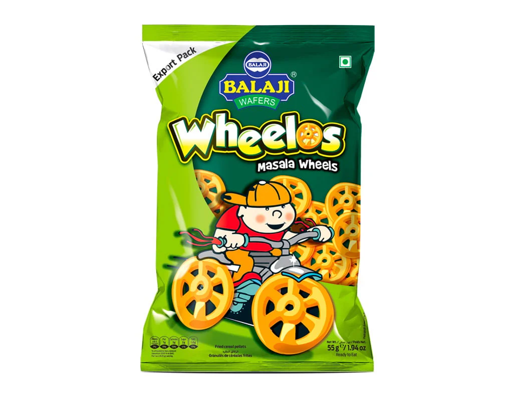 Balaji Wheelos Crisps 12x55g