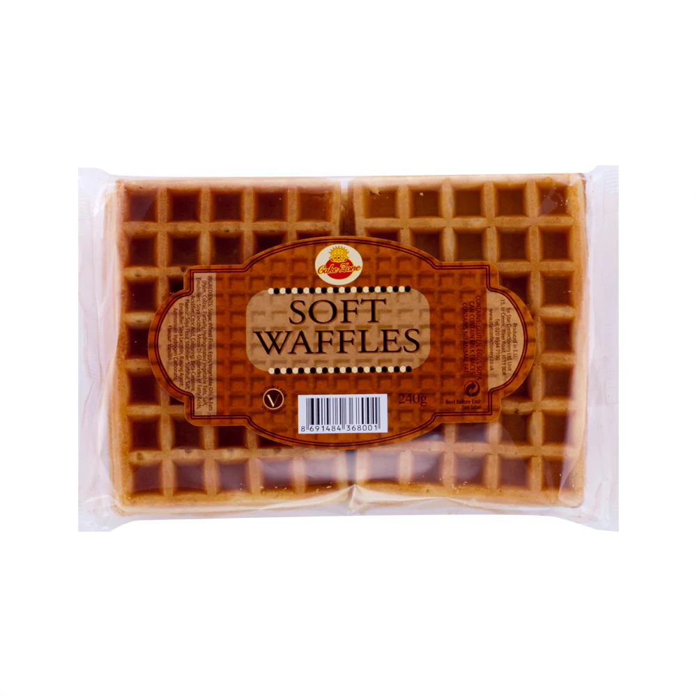 Cake Zone Chocolate Soft Waffles 240g