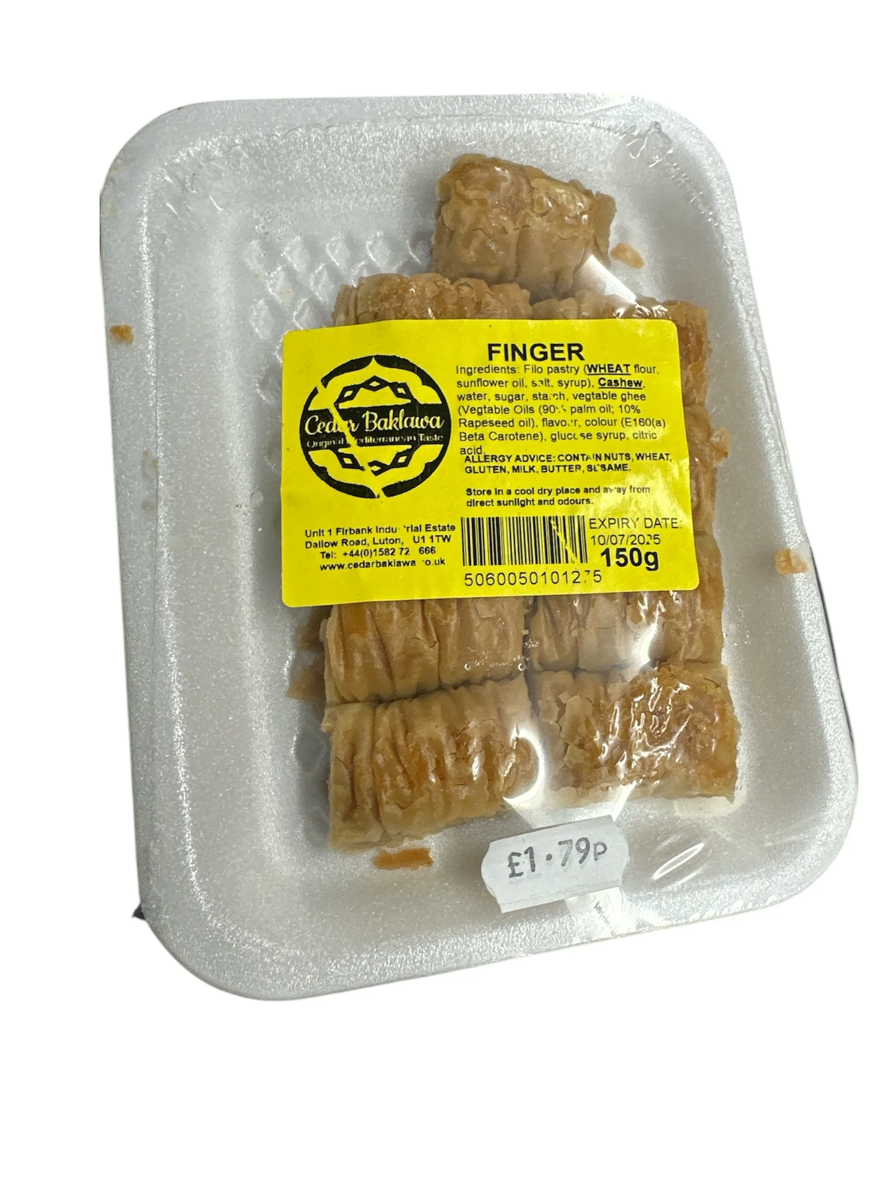 Cedar Baklawa Finger 150 g