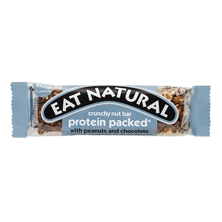 Eat Natural Milk Choc & Peanut Crunchy Protein Packed Nut Bar 45g