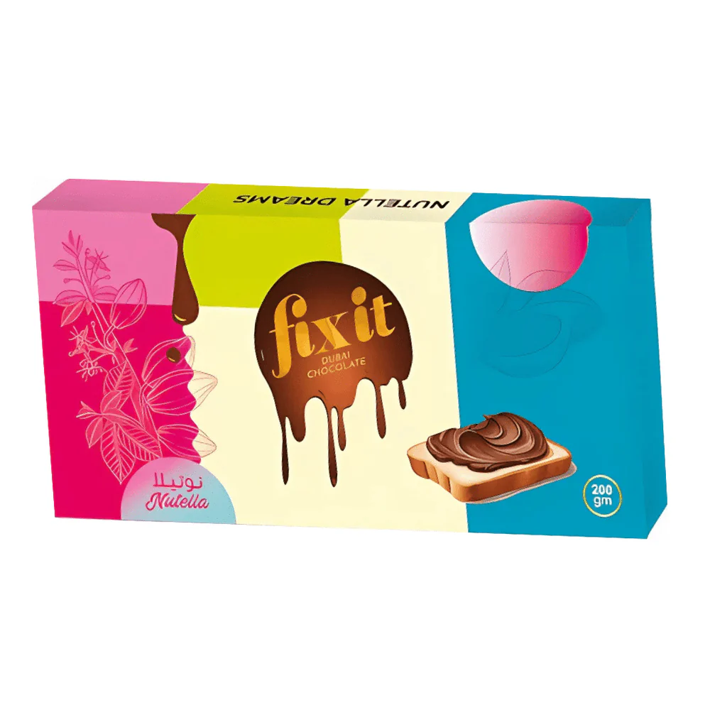 Fix Dubai Chocolate Pista Kunafa Nutella 200g