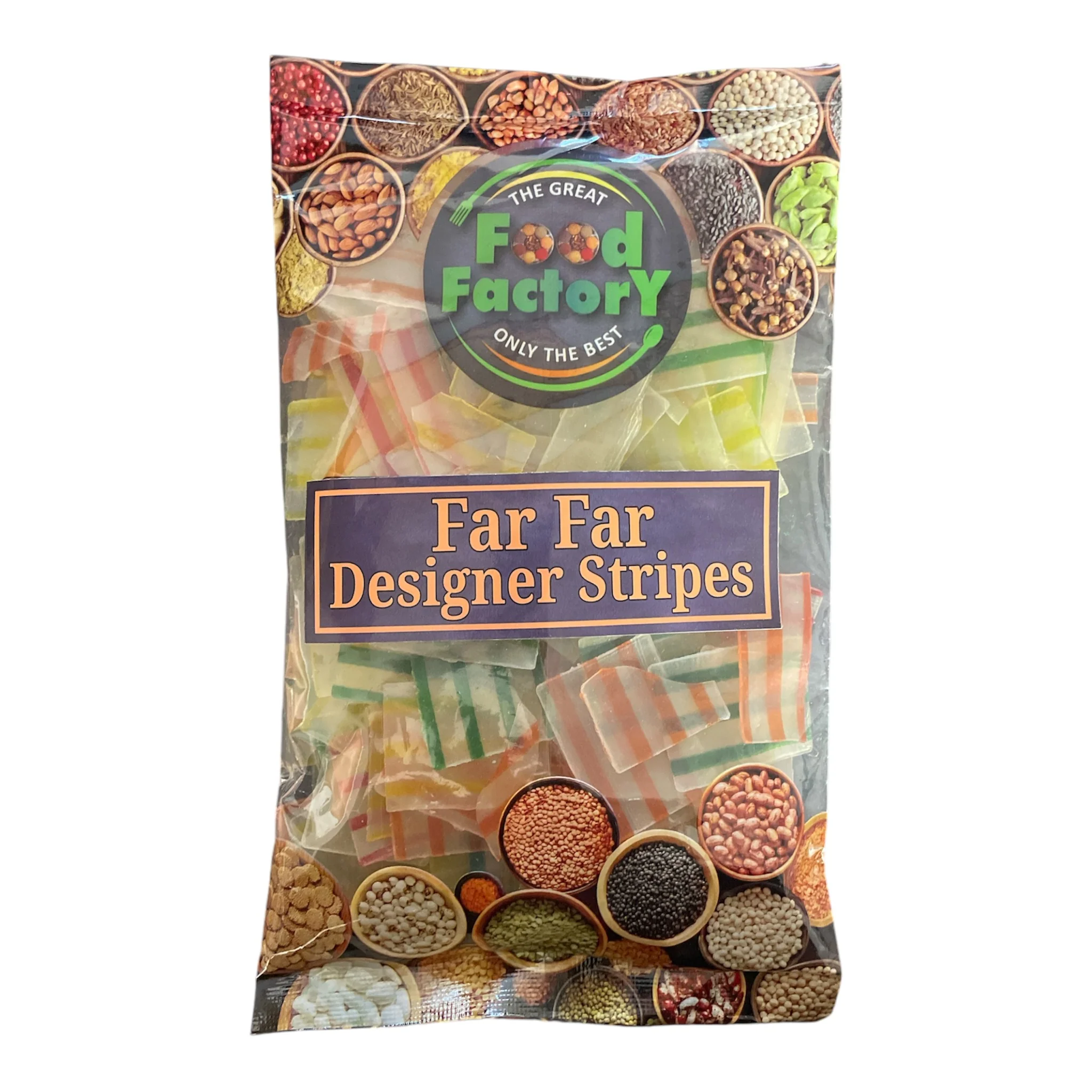 Food Factory Far Far Designer Stripes 200g