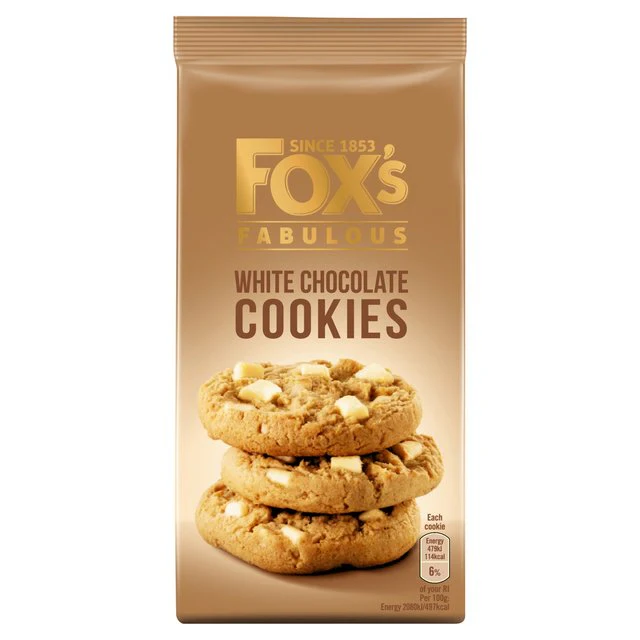 FOX's White Chocolate Cookies 180g