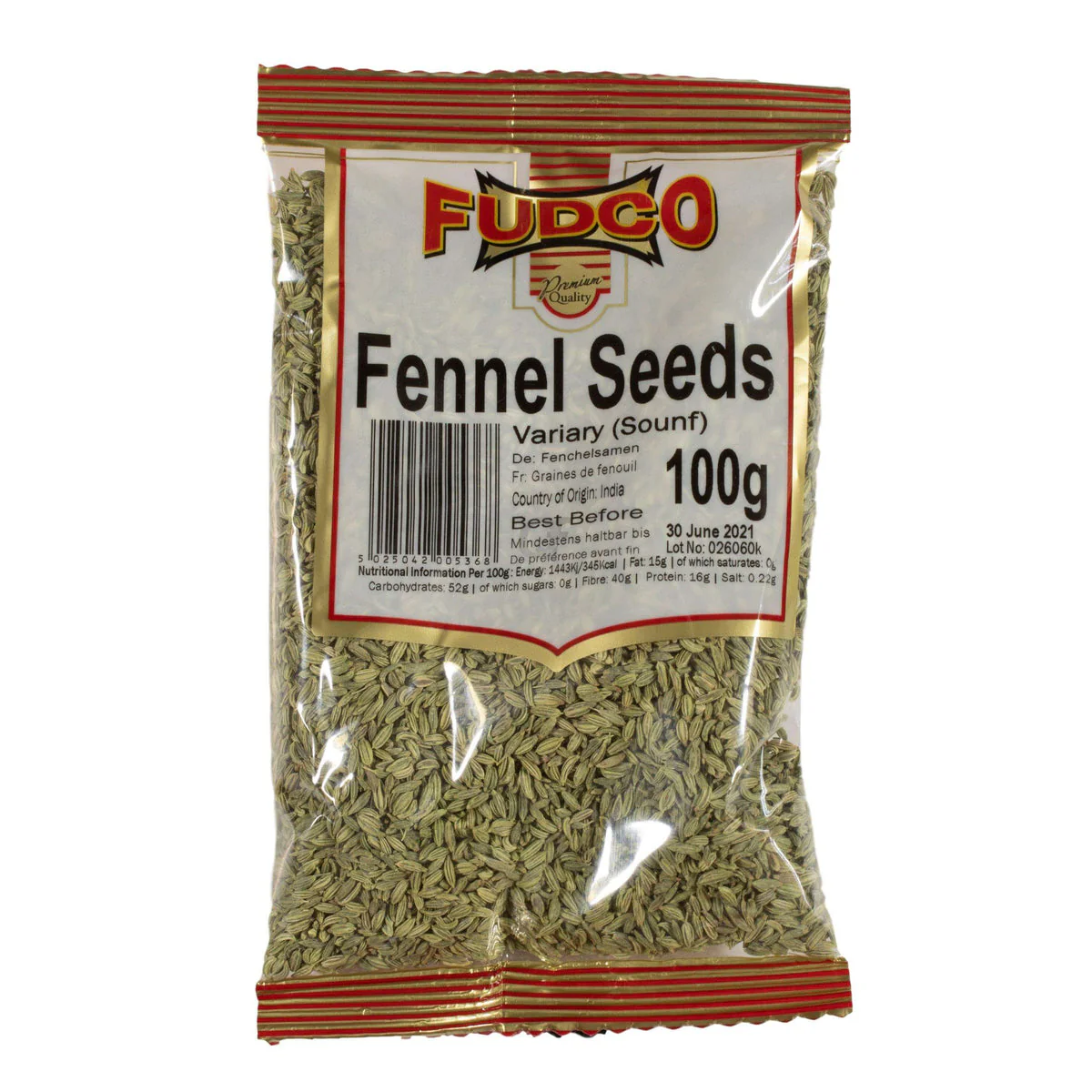 Fudco Fennel Seeds 100g (Saunf)