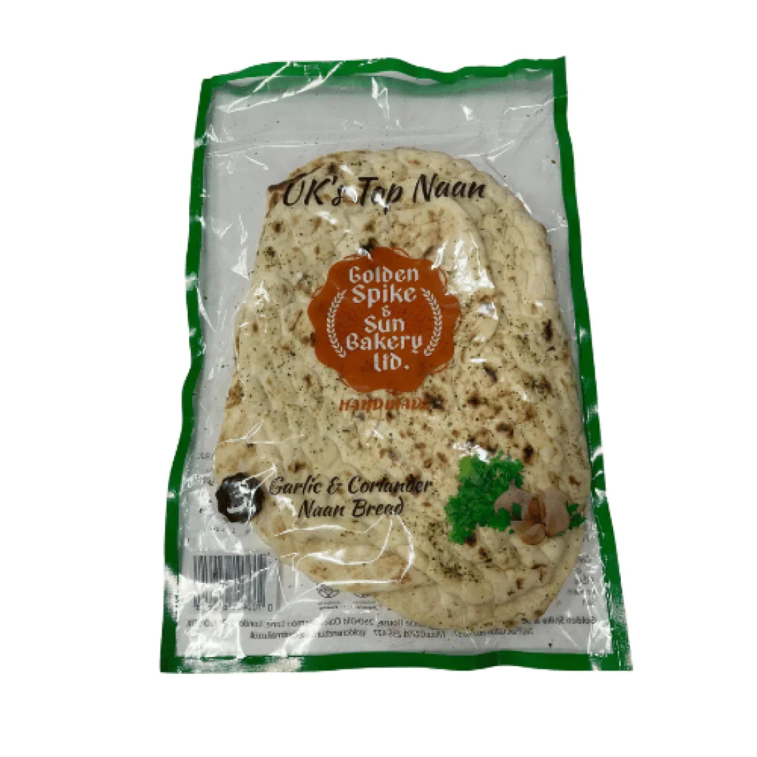 GOLDEN SPIKE 3 GARLIC & CORIANDER TASTY NAAN