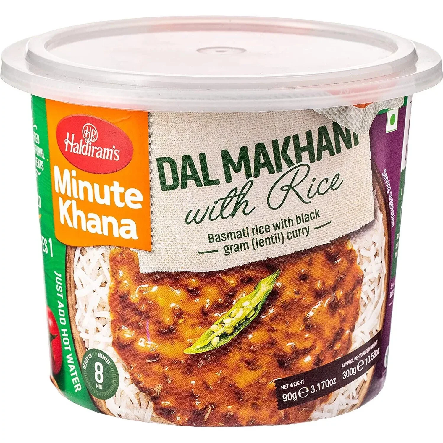 Haldiram's Minute Khana Dal Makhani With Rice in Cup- 90Gm