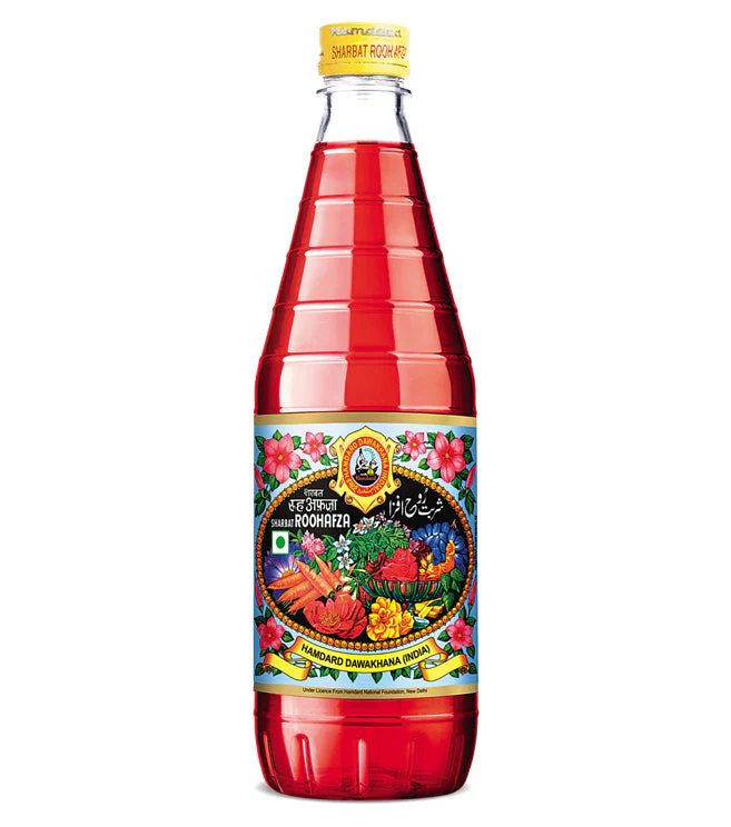 Hamdard Sharbat Khaalis Rooh Afza Indian 750ml
