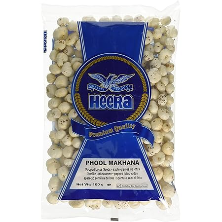 Heera Phool Makhana (Popped Lotus Seeds) 100g
