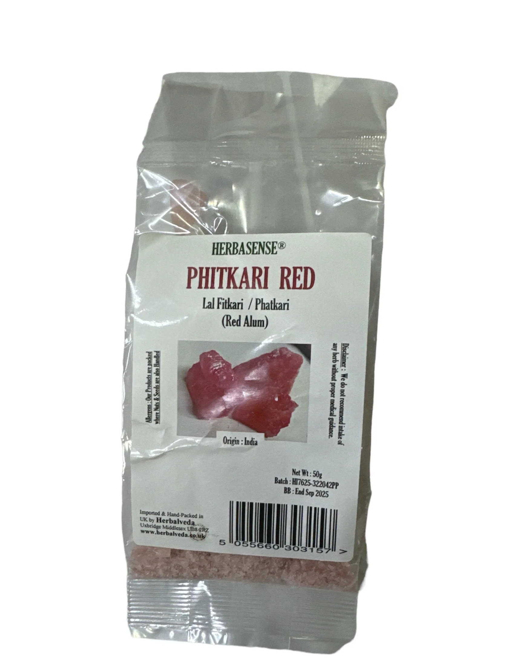 Herbasense Phitkari Red 50g