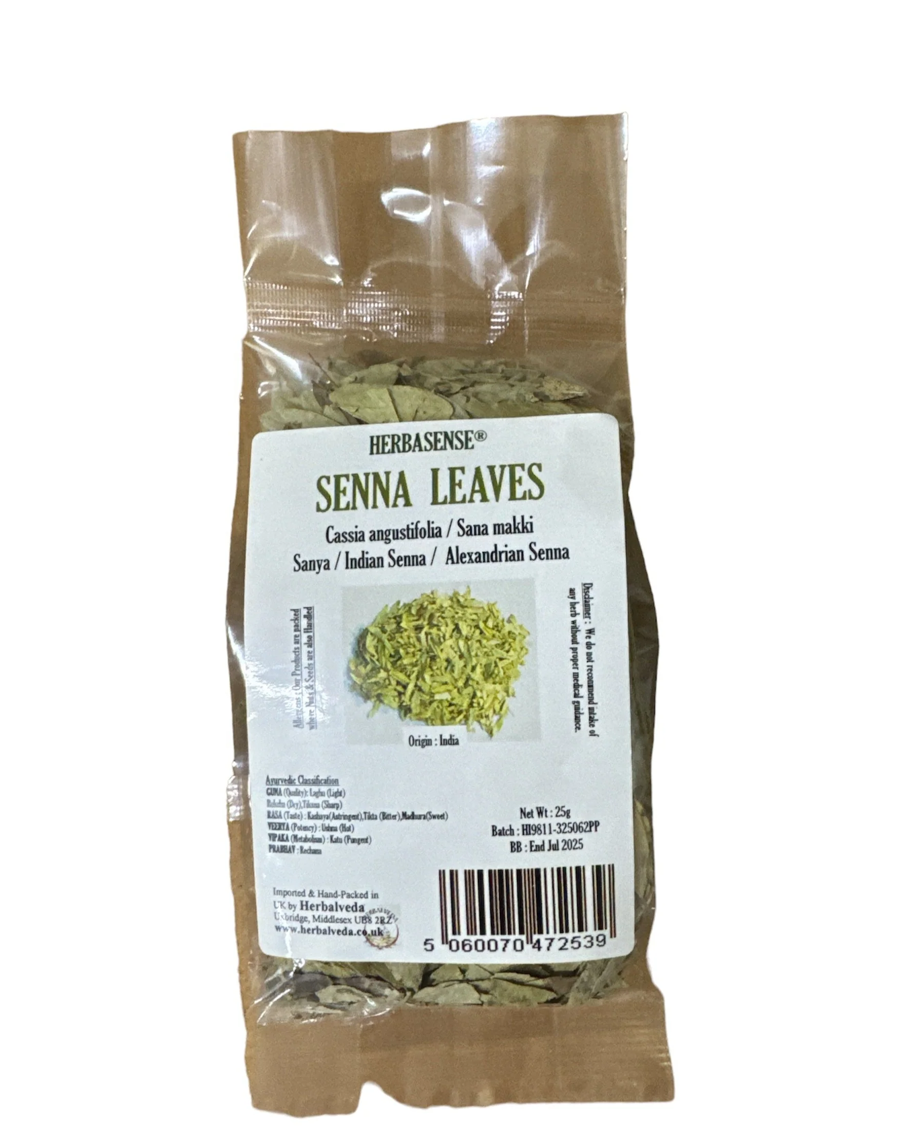 Herbasense Senna Leaves 25g