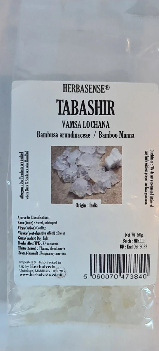 Herbasense Tabashir (Vamsa Lochana) 50g