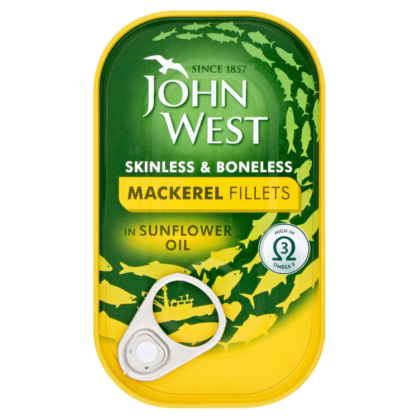 John West Mackerel Fillets In Sunflower 125g