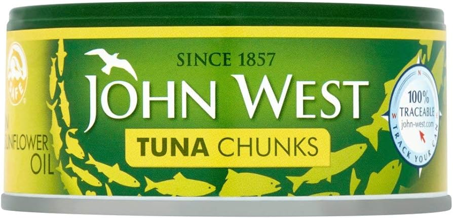 John West Tuna Chunks In Sunflower Oil 145g