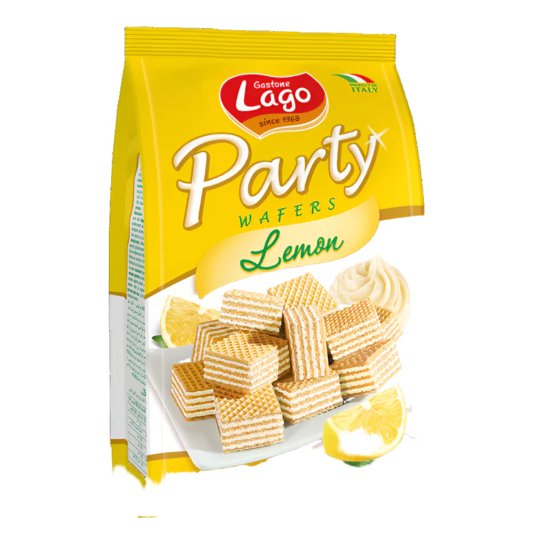 Lago Party Wafers Lemon 250g