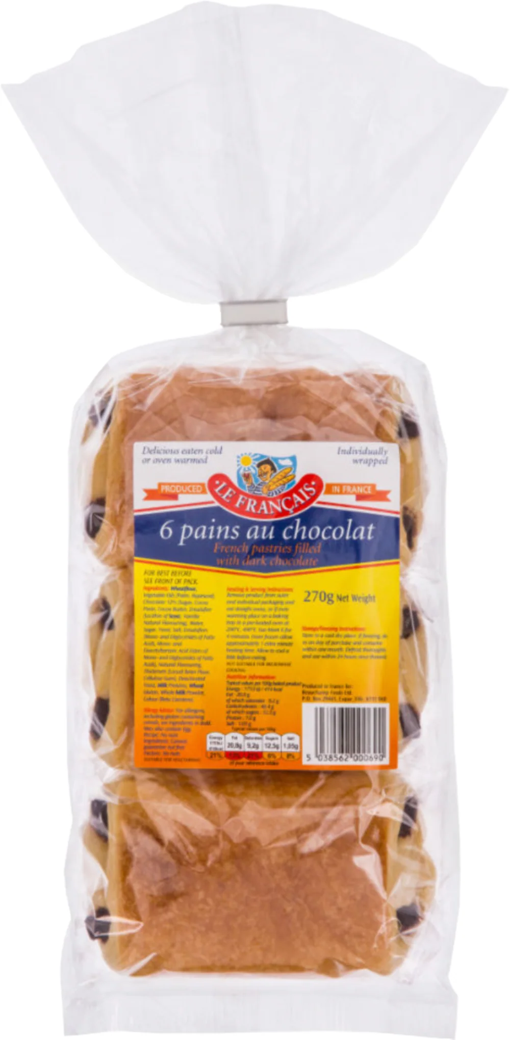 Le Francais Pain Au Chocolat 270g