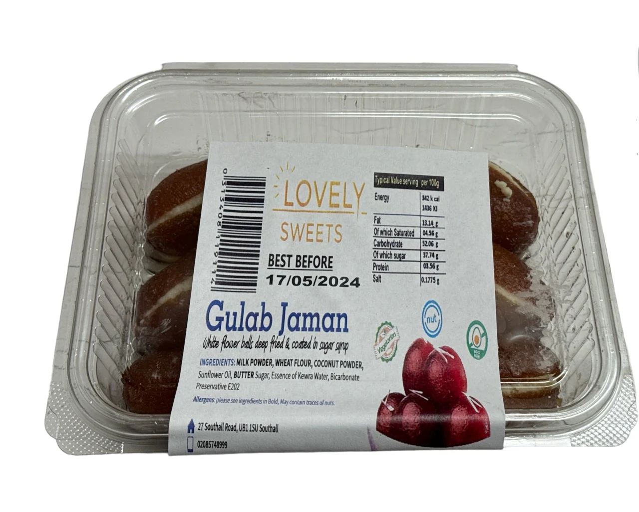 Lovely Sweets Gulab Jamun 500g