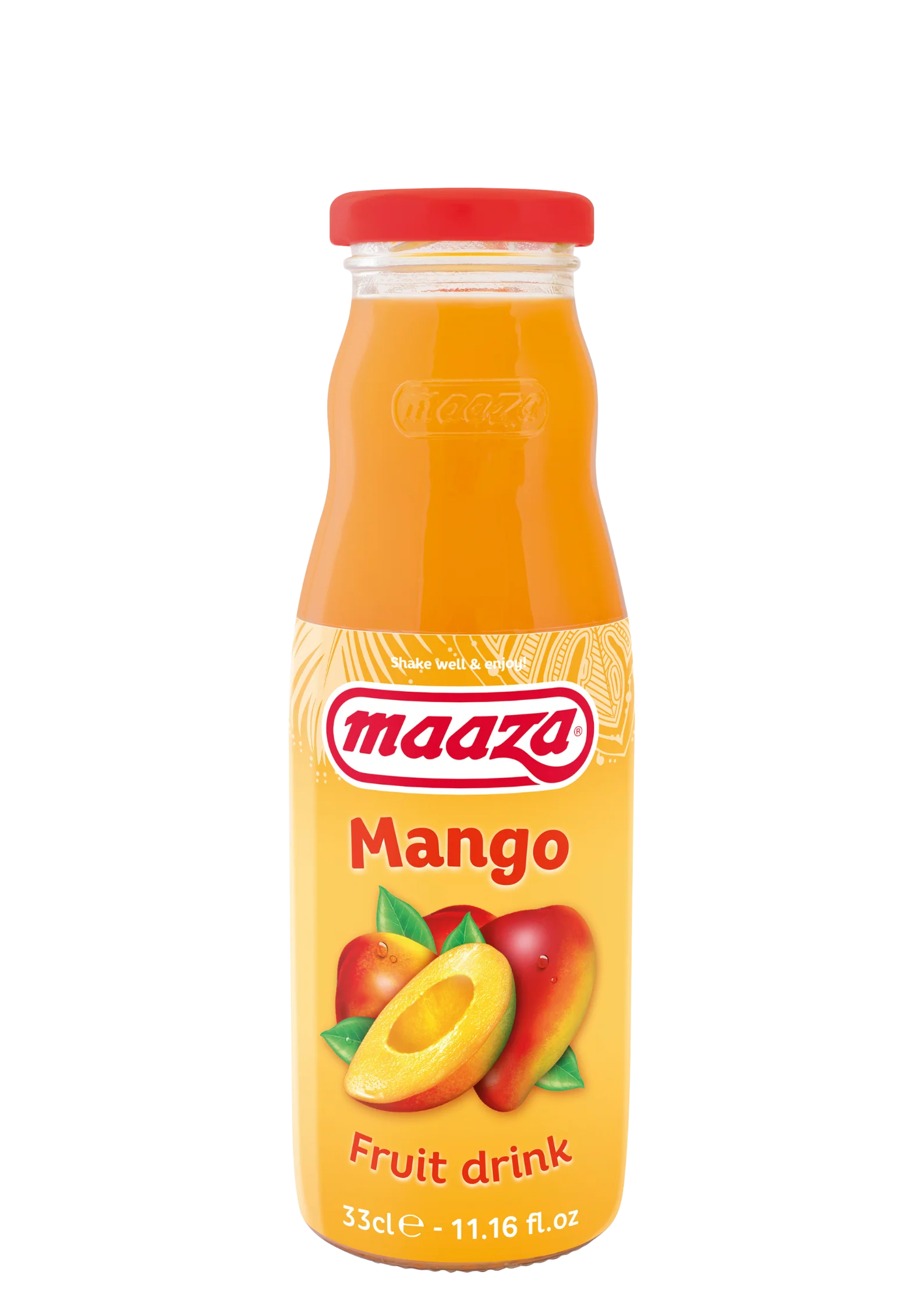 Maaza Mango Glass Bottle 330ml