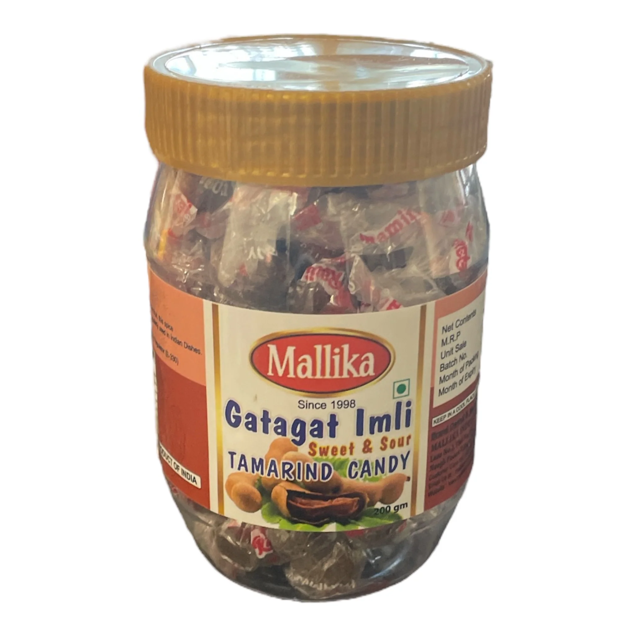 Mallika Gatagat Imli (Tamarind) Candy 200g