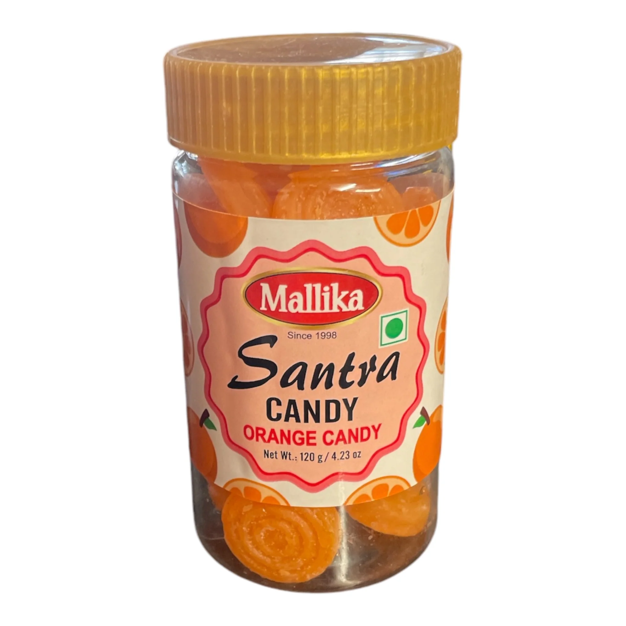 Mallika Santra (Orange) Candy 120g