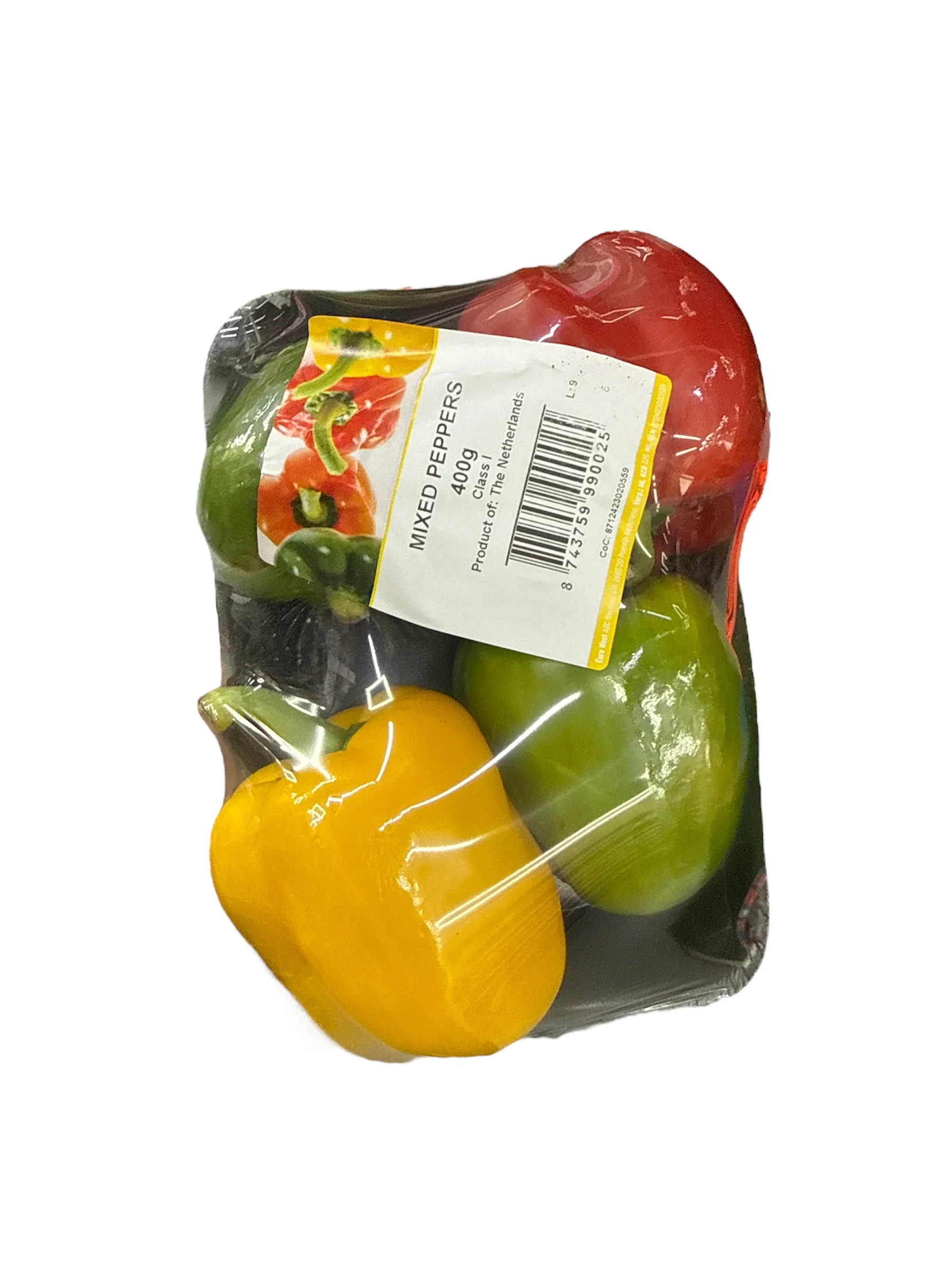 Mix Capsicum 400g (Yellow, Green , Red)