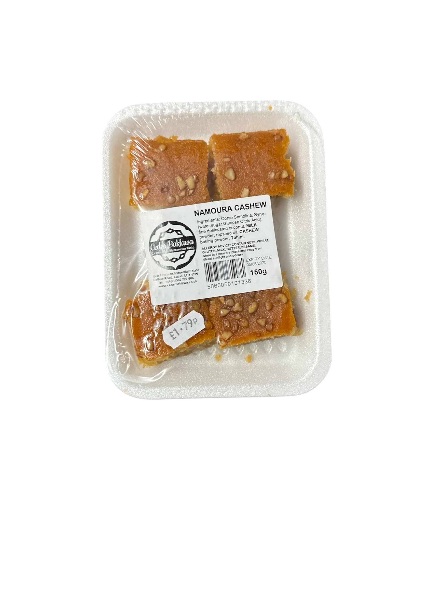 Namoura Cashew Cedar Baklawa 150g