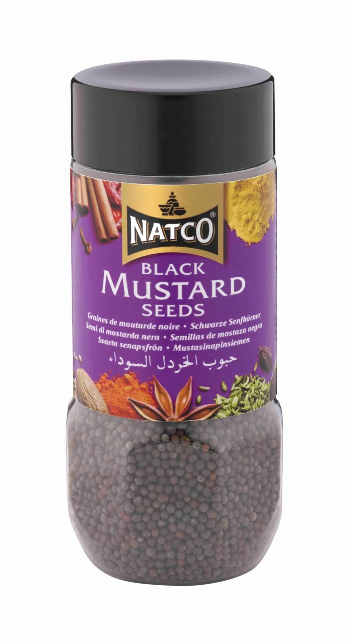 Natco Black Mustard Seeds Jar 100g