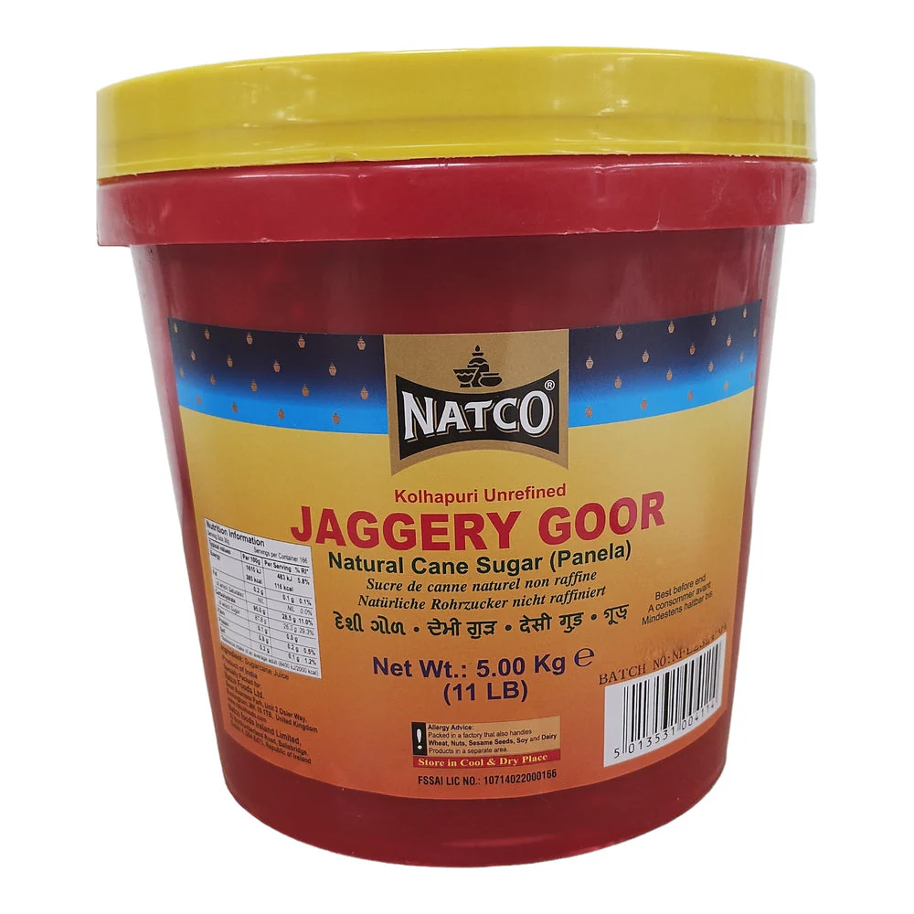 Natco Kolhapuri Unrefined Jaggery Goor (Panela) - Image 2