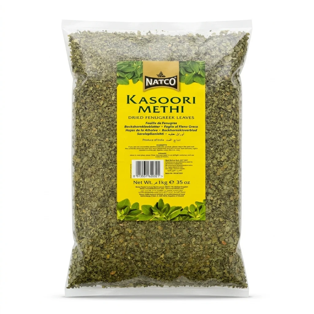 Natco Peacock Kasoori Methi (Dried Fenugreek Leaves) 1kg