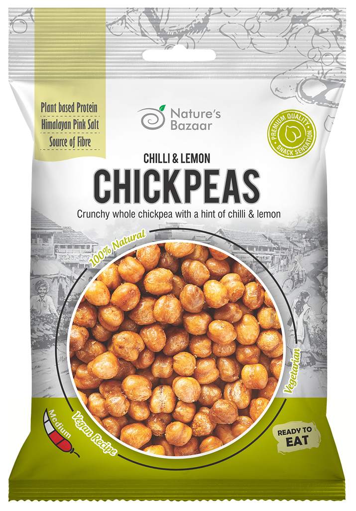 Nature's Bazaar Chilli & Lemon Chickpeas 225g