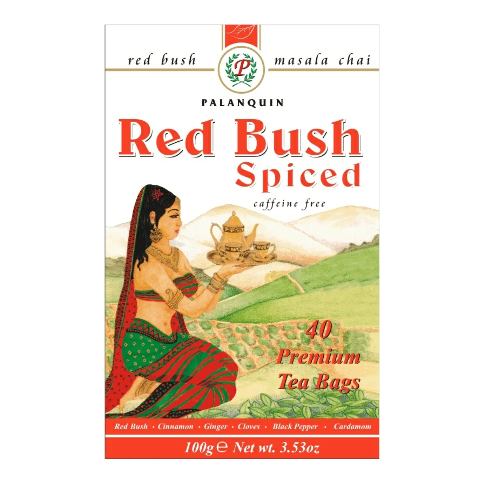 Palanquin Red Bush Spiced Tea 40's 100g