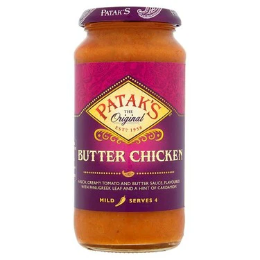 Patak's Butter Chicken Cooking Sauce 450g
