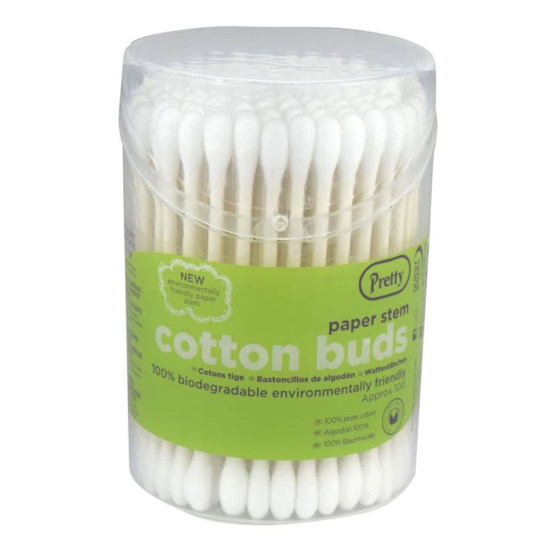 Pretty Paper Stem Cotton Buds