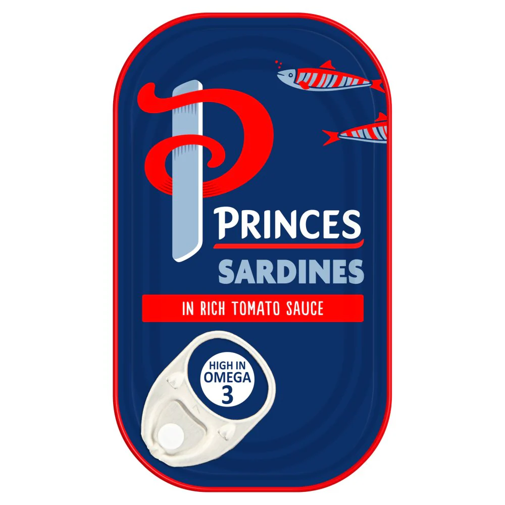 Princes Sardines In Tomato Sauce 120g
