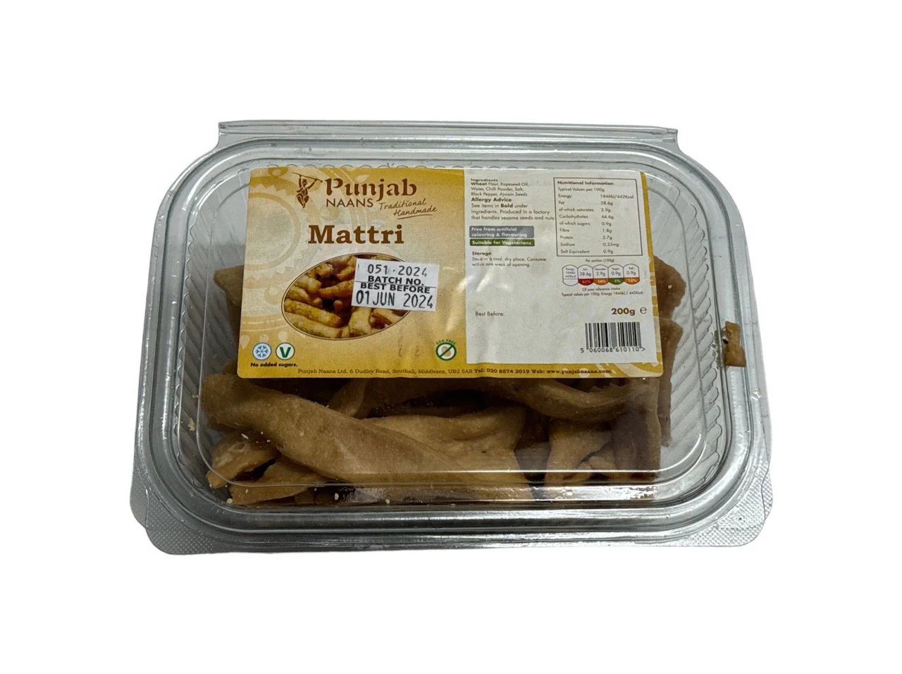 Punjab Naans Mattri 200g
