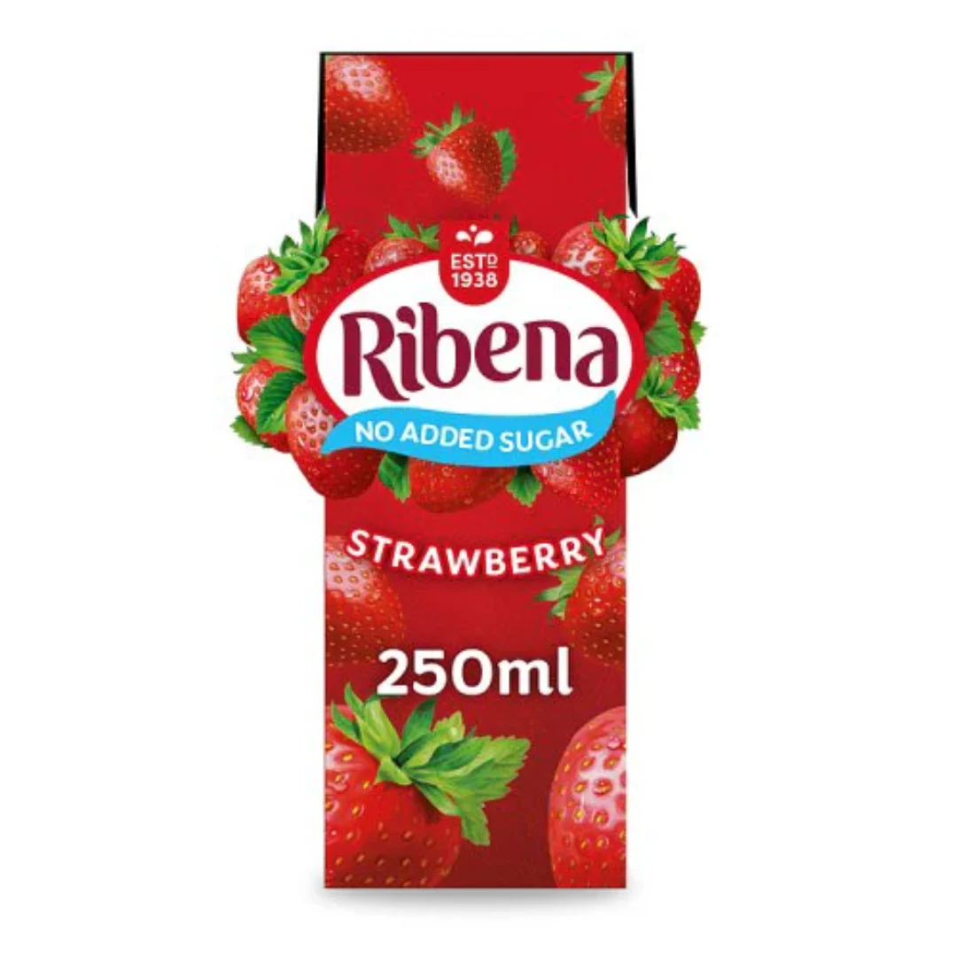 Ribena Strawberry Real Fruit Drink 250ml