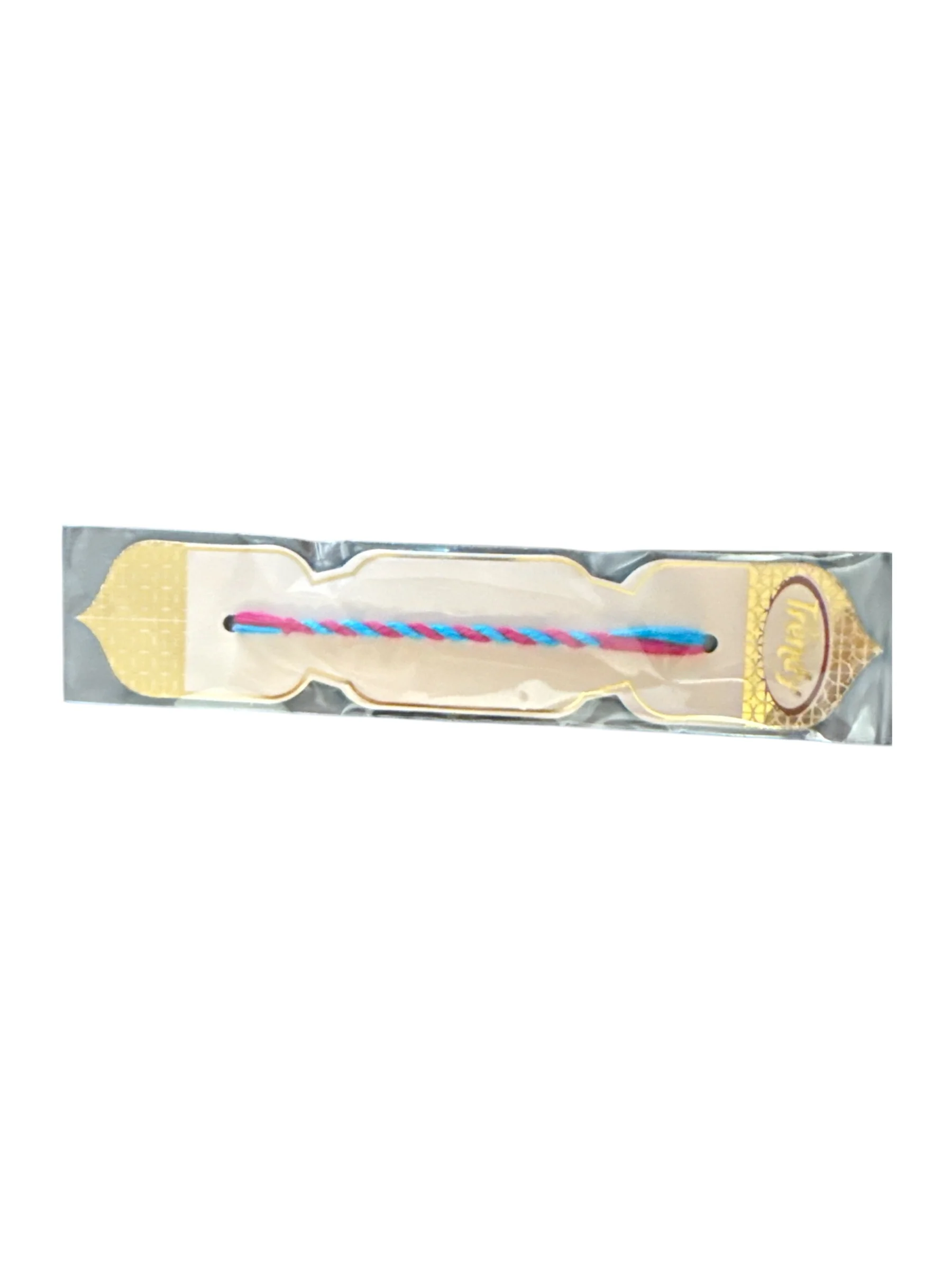 Simple Multicolour Thread Rakhi – Pink & Blue Twisted Raksha Bandhan Thread
