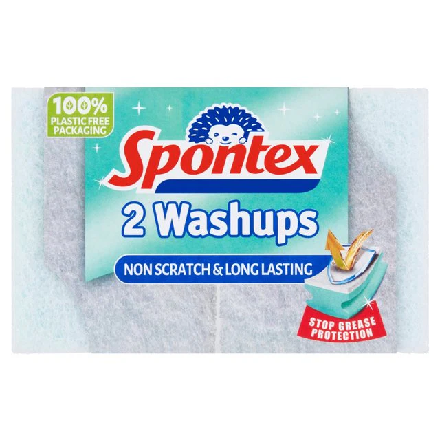 Spontex 2 Non-Scratch Washups