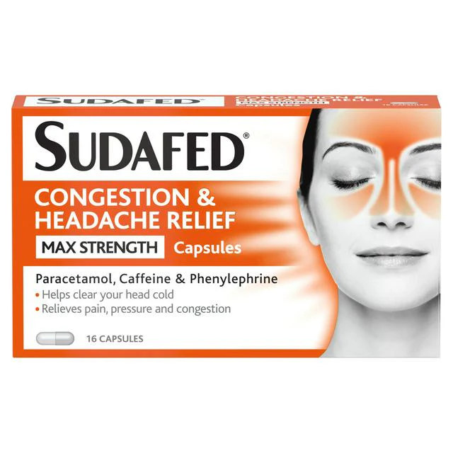 Sudafed Max Strength Capsules