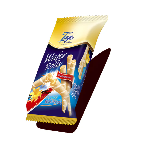 Tago Wafer Rolls Vanilla 150g