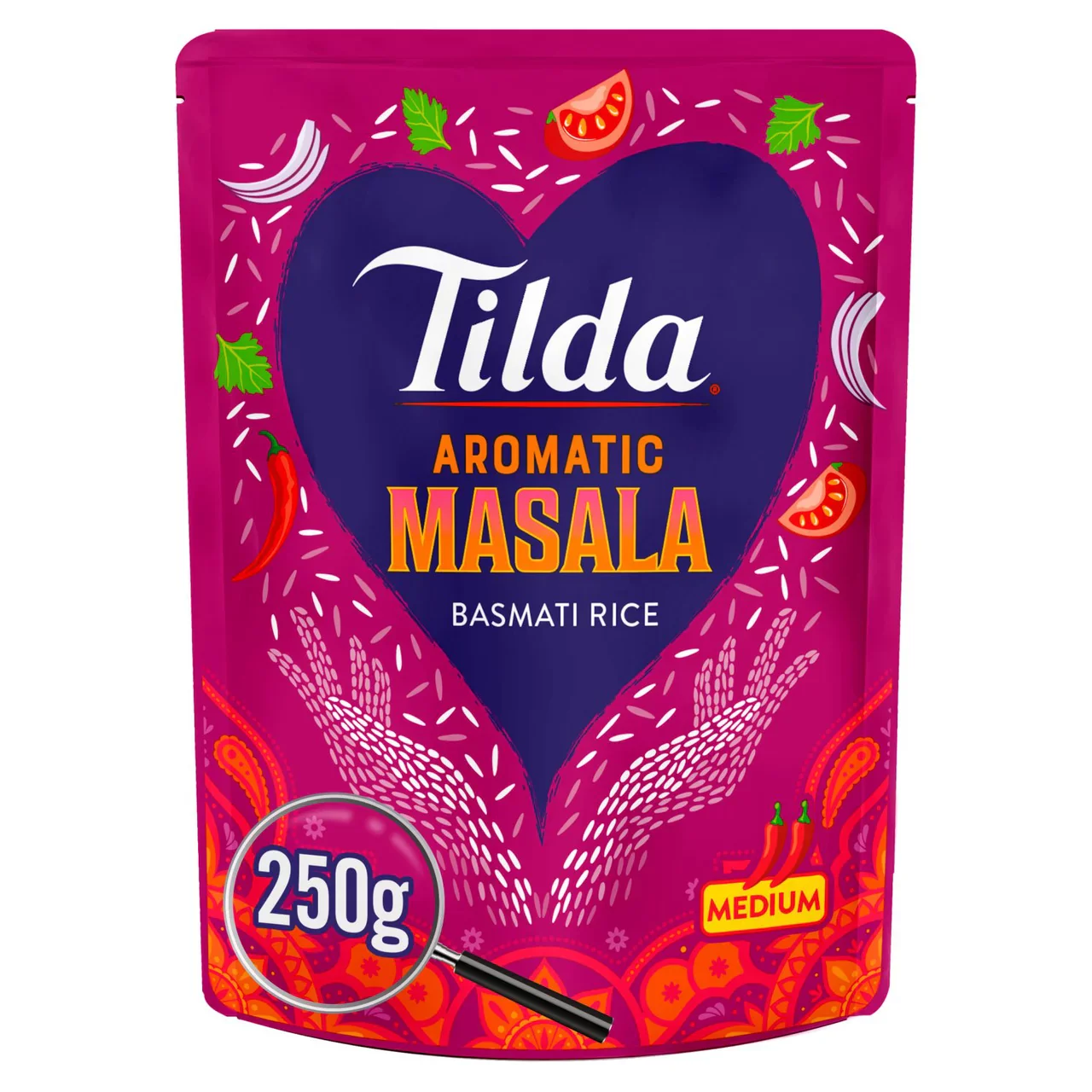 Tilda Aromatic Masala Basmati Rice 250g - Ready To Eat