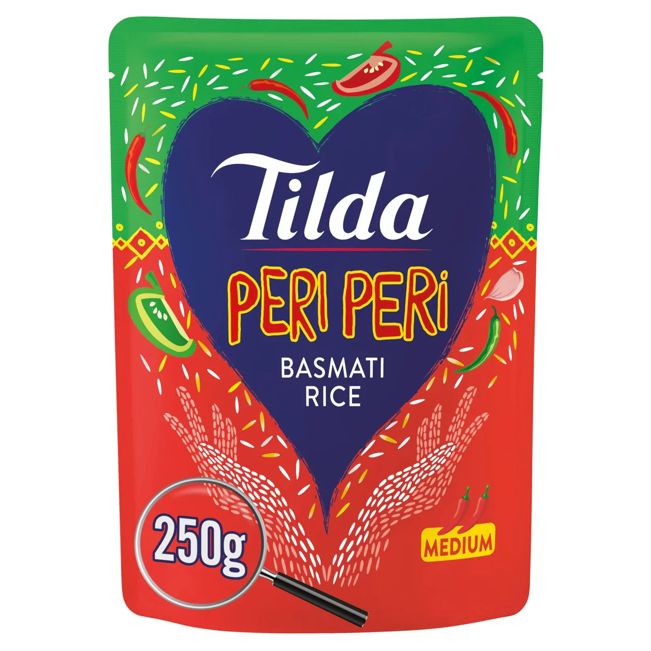 Tilda Peri Peri Basmati Rice 250g - Ready To Eat