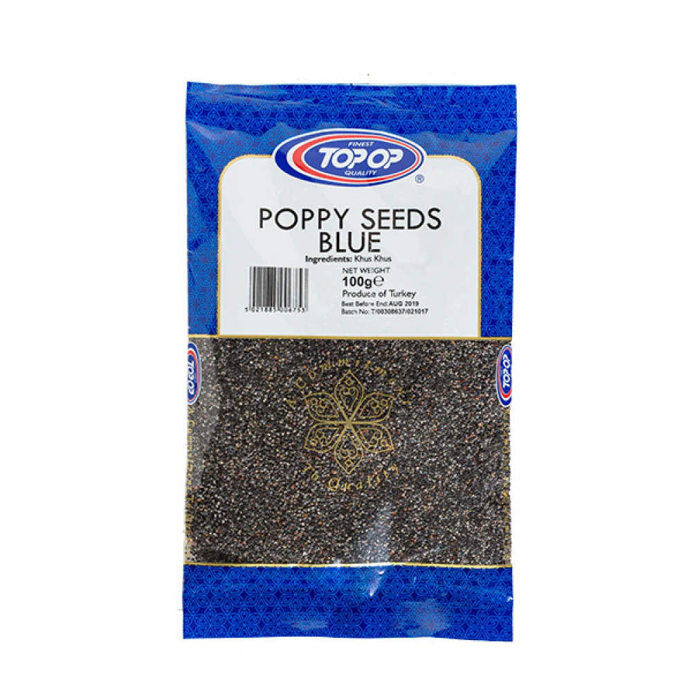 Top op Blue Poppy Seeds (Khus Khus) 100g