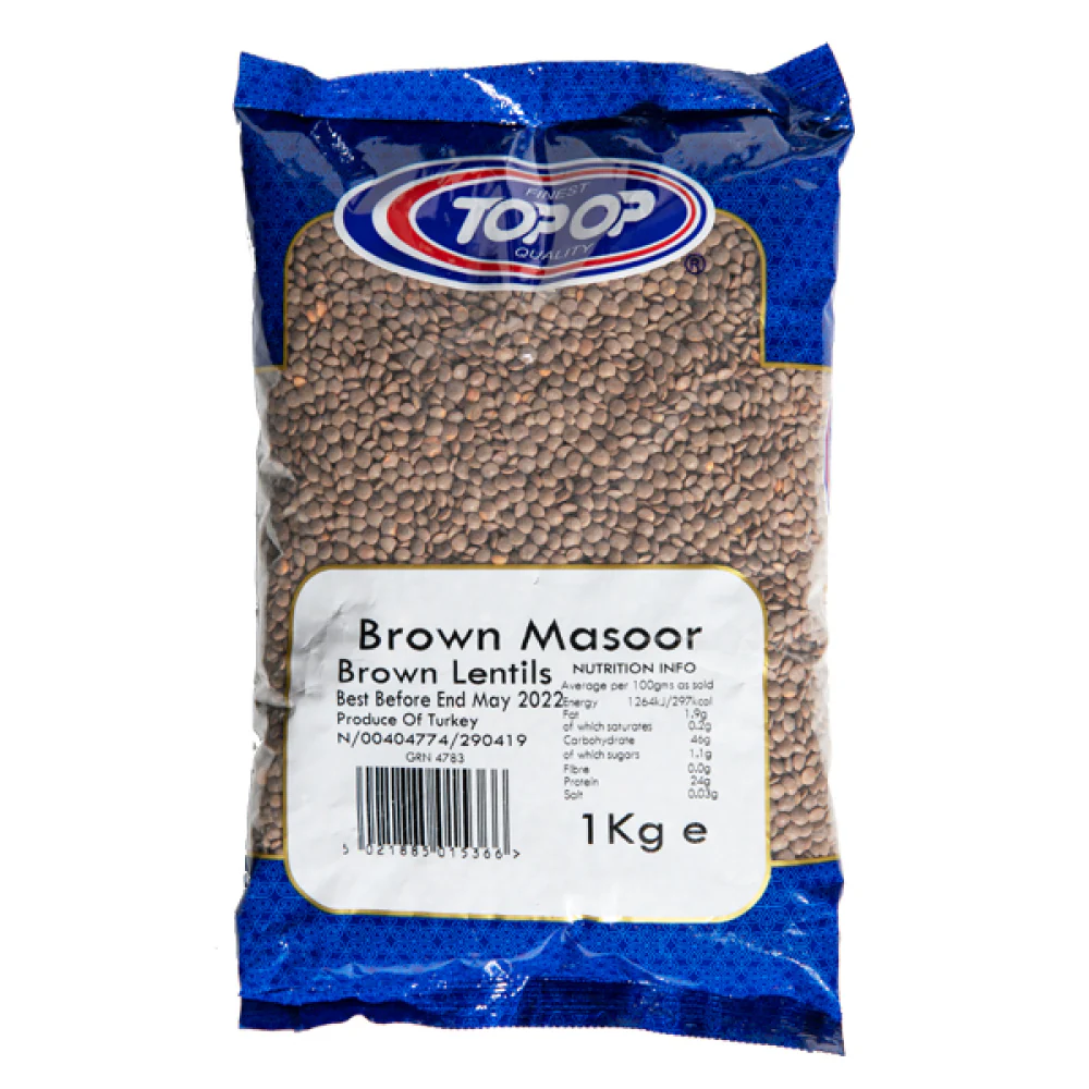 Top Op Brown Lentils (1kg)