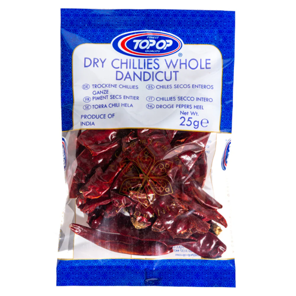 Top op Chillies Whole Dandicut