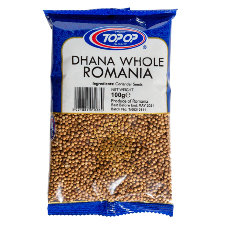 Top op Dhania Whole Romania (Coriander Seeds)