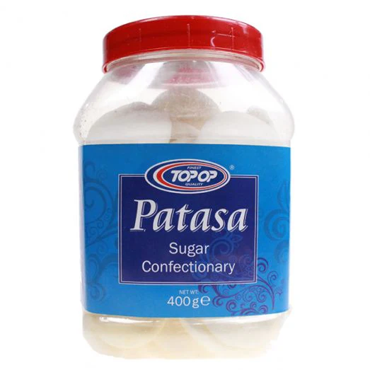 Top-Op Sweet Patasa – Traditional Indian Sugar Candy (400g)