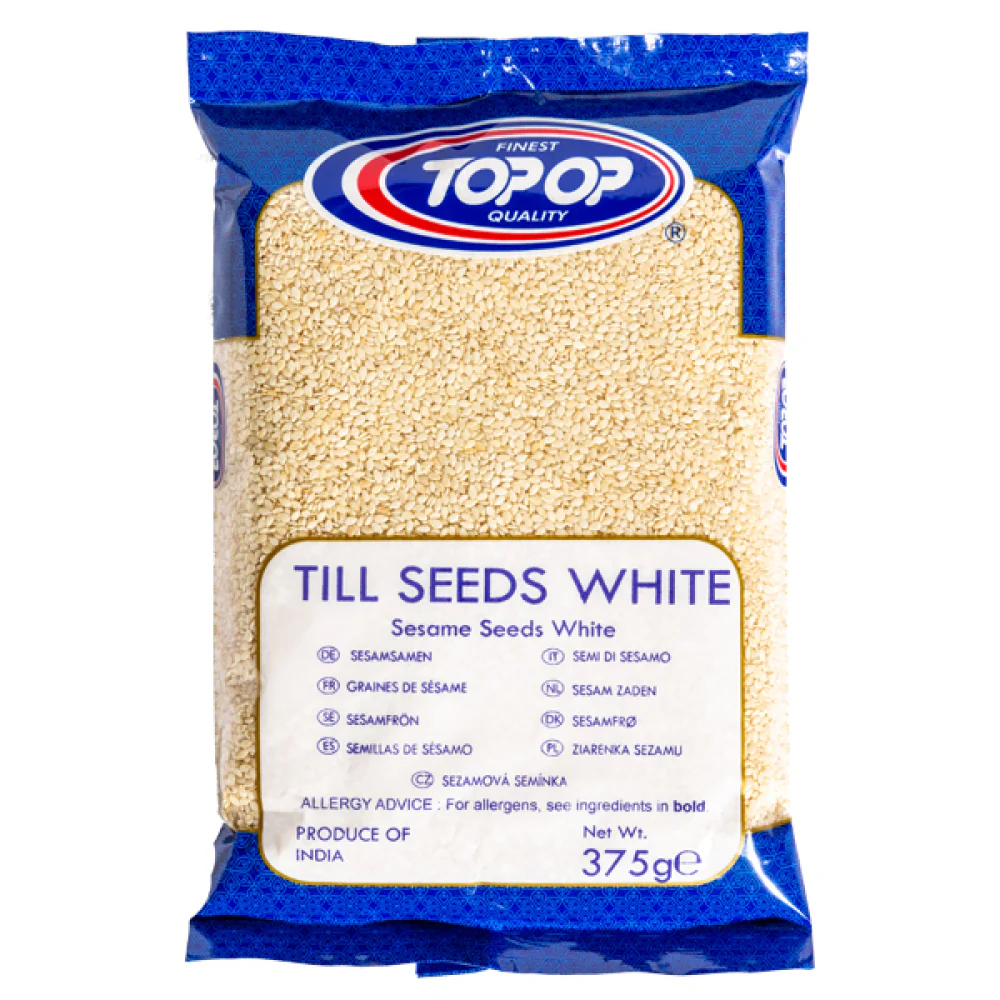 Top op Till Seeds White (Sesame)